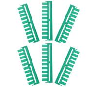 KOMBIUDA Set da 6 Pettini per Elettroforesi Verticale in Plastica 0,75 Mm 10 Denti, Accessori per Gel Elettroforetico da Laboratorio, per Analisi Scientifiche e Ricerca Molecolare