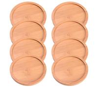 KOMBIUDA Set da 8 Pezzi di Rotondi per Piante da Interno e Esterno, Multiuso e Resistenti, Come Sottovasi Antigoccia per Vaso Piante Succulente
