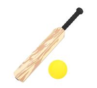 KOMBIUDA Set da Cricket per 24 Pollici in Legno Resistente Rete, Giocattolo Sportivo Interattivo per attività all’Aperto in Giardino, Miglioramento Coordinazione Occhio-Mano