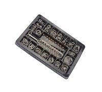 KOMBIUDA Set Di 20 Pezzi Puzzle Ad Anello Cinese, Rompicapo Gioco Di Intelligenza Per Ragazzo Ragazza e Adulti, Materiale Metallo Durevole, Stimola Pensiero Creativo e Capacità Logiche