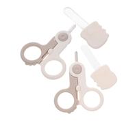 KOMBIUDA Set Di Forbici Di Sicurezza Per Unghie Per Ragazzo Ragazza Tagliaunghie Protettivo Lima Per Unghie Inclusa Leggero E Portatile Per Viaggi Adatto A Tutte Le Età