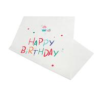 KOMBIUDA Sfondo per Festa di Compleanno Bianco in Poliestere Semplice e Chic, Decorazione Pratica per Party di Compleanno e Foto Ricordo