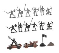 KOMBIUDA Soldatini Militari Retro con Equipaggiamento Simulato Miniatura Rustica e Dettagliata Decorazione da Tavolo per Collezionisti