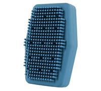 KOMBIUDA Spazzola Bagnetto Per Ragazzo Ragazza in Silicone Blu Scandinavo Massaggiante e Sicura Resistente e Portatile Per Pulizia Profonda e Stimolazione Della Circolazione