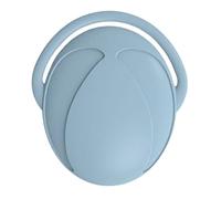 KOMBIUDA Spazzola per Massaggio Cuoio Capelluto per Bebé, Silicone Delicato, Blu, per Shampoo e Bagno, Massaggio Gentile e Circolazione