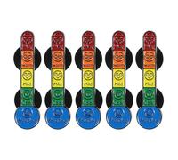 KOMBIUDA Spilla con termometro per personalizzare zaini, giacche, borse o qualsiasi superficie in tessuto.