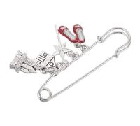 KOMBIUDA Spilla Elegante Forma di Ballerina Castello del Mago Graziosi Ciondoli per Scarpe Spilla Decorativa da Bavero per Maglioni Cappotti e Abiti