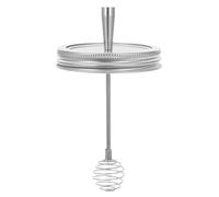 KOMBIUDA stainless steel honey wand, canning lids regular mouth, Acciaio Inossidabile, per barattolo e contenitore, per dipping sauces e mescolare, tenuta stretta