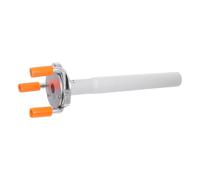 KOMBIUDA Strumento di Smontaggio e Installazione del Rilevatore Antincendio per Soffitti Alti, Set 2 Pezzi in Lega di Alluminio con Testa a Artiglio e Asta Corta, Accessorio Portatile