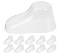 KOMBIUDA Supporto Espositore per Scarpe in Plastica Pvc Trasparente, Forma Piedini per Calzini e Scarpine, Set 50 Paia 8 Cm per Negozi e Vetrine