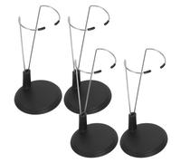 KOMBIUDA Supporto per Bambola Regolabile 20 CM 4 Pezzi Espositore Verticale per Action Figure e Lightstick Supporto Stabile per Bambole e Personaggi da Collezione per Eventi e Vetrine