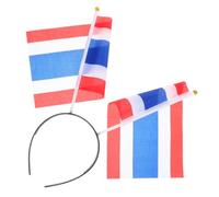 KOMBIUDA Thailand Flag Head Boppers Copricapo Patriottico Per Eventi e Parate Decorazioni Per Celebrare La Thailandia Materiale e Confortevole
