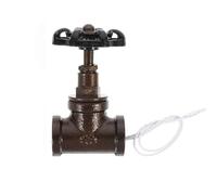 KOMBIUDA Valvole di Arresto Steampunk in Ferro Interruttore Rotante e Filo Elettrico per Lampade da Tavolo Vintage in Stile Industriale per Arredamento Retrò