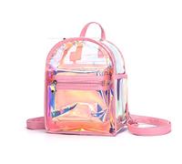 KOMBIUDA Zaino Rosa in PU, Leggero e Ampia Capienza, Design Luminoso e Pratico per Ragazze e Bambine, per Viaggio e Shopping