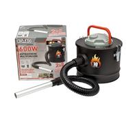 KOMBO - Aspiracenere e Soffiatore 2 in 1 - Serbatoio 10 Litri in Acciaio Inox, 600W - Per Stufe a Pellet, Caminetti, BBQ e Cenere Fredda - Cavo 1,5 m, Potenza Aspirante 15 Kpa