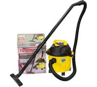 KOMBO - Aspiratore Solidi e Liquidi 1000W 10L - 3in1 Soffiatore, Serbatoio Capiente, Filtro Lavabile, Potenza 1000 Watt - Compatto e Maneggevole