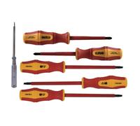 Kombo Kit Cacciaviti Isolati Professionali per Elettricista 6 Pezzi
