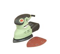 KOMBO - Levigatrice Orbitale di Precisione 220W - 10.000 giri/min, Oscillazioni 2 mm, Base 140x140x95 mm - Con Vano Raccogli Polvere e Foglio Abrasivo Incluso - Ideale per Legno, Metallo