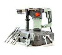 KOMBO VALIGETTA MARTELLO TASSELLATORE SDS PLUS 1500W 6J + ACCESSORI