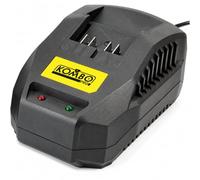 KOMBO PRO - Easycharger 2.4A - Caricabatterie Rapido Universale per Batterie 20V (2.0Ah / 4.0Ah), Ricarica Ultra Veloce con Protezione Sovraccarico e Sovrascarico
