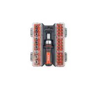 KOMBO SET 36PZ CACCIAVITE A CRICCHETTO CON INSERTI E BUSSOLE