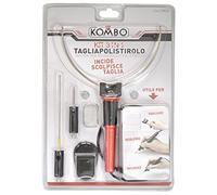 KOMBO Kit taglia polistirolo 3 in 1 (filo per taglio, scultura, coltello)