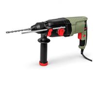 KOMBO - Tassellatore SDS Plus 800W con Valigetta e Accessori - 3 Funzioni: Rotazione, Percussione, Scalpellatura - 2,8 Joule, 4800 Colpi/min, 1350 Giri/min - Inclusi 3 Punte SDS + 2 Scalpelli