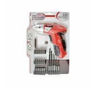 Kombo trapano mini avvitatore con batteria litio 3,6V 13000mah 24 punte totali