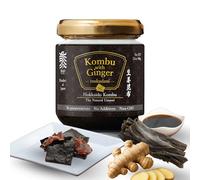 Kombu with Ginger Tsukudani, Natural Umami, Kombu from Hokkaido, Made in Japan | No MSG, No preservatives, No additives, Non-GMO | 3.5oz (100g) by SUI of Tokyo