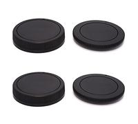 KOMET EOS M copriobiettivo posteriore e copriobiettivo compatibile per Canon EOS M50II M100 M5 M6 con attacco EOS-M (2+2 pezzi)