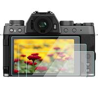 Komet - Pellicola proteggi schermo in vetro temperato per Fujifilm X-T200 xt200, confezione da 3