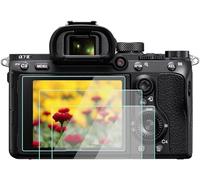 Komet - Pellicola protettiva in vetro temperato per Sony Alpha a7R IV a7R III a7III a7M2/RX100M7 M6 M5/rx100 vii vi v, durezza 9H, per schermo touch, anti-bolle (2 pezzi)