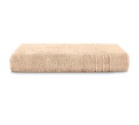 Komfortec Asciugamano da bagno 100 x 200 cm in 100% cotone, asciugamano da sauna XXL, morbido, grande, in spugna, ad asciugatura rapida, beige