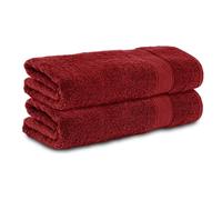 Komfortec Set di 2 Asciugamani da Bagno 70x140 cm, 100% Cotone