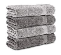 Komfortec Set di 4 Asciugamani da Bagno 70x140 cm