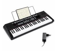 KOMFOTTEU Pianoforte Digitale 54 Tasti, con 200 Ritmi, 200 Suoni e 60 Demo