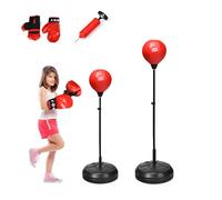 KOMFOTTEU Set di Borse da Boxe Regolabile in Altezza 120-154 cm