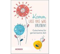 Komm, lass uns was erleben! Gutscheine für gemeinsame Zeit. Kartenbox