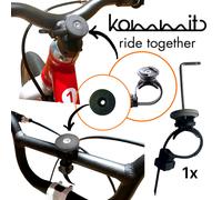 Kommit Bike Mount Bundle MTB Bicicletta per Bambini Corda Supporto Manubrio