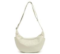 Kommodum Borsa Mezzaluna Tracolla Donna Grande, Borsa a spalla Stile casual con Tracolla regolabile, Messenger Crossbody Moon Bag km31 (BEIGE)