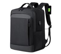 Kommodum - Zaino da Viaggio Porta PC Estendibile Valigia Borsa Bagaglio a mano Custodia Notebook fino ai 15.6 pollici con Ricarica USB per Lavoro Scuola