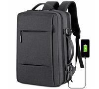 Kommodum - Zaino per Ryanair 40x20x25 cm Bagaglio a Mano Borsa da Cabina Zaino Porta PC 13” Estensibile da Viaggio Aereo Voli Valigia Zaini Piccolo Misura S