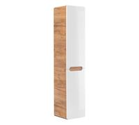 Komodee Armadietto da muro ARVIDA Bianco 2 porte 35x170x35 cm