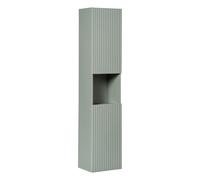 Komodee Armadietto da muro NALVIK Verde 2 porte 30x140x25 cm