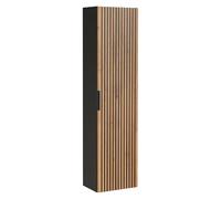 Komodee Armadietto da muro TILO Nero/Wotan 35x140x25 cm