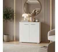 Komodee Commode FAUSKE Bianco 2 porte 69x74x34 cm