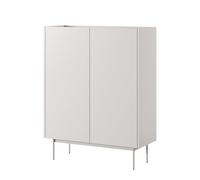 Komodee Credenza Kelowna KD97 - Cachemire, Rovere - Larghezza 97 cm, Altezza 122 cm, Profondità 37 cm