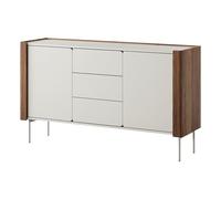 Komodee Guelph KSZ141 - Cassettiera, Colore Noce, Cachemire, Larghezza 141 cm, Altezza 82 cm, Profondità 39 cm