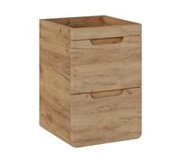 Komodee Mobile Bagno sospeso ARVIDA Rovere 2 cassetti 40x59x41 cm