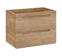 Komodee Mobile Bagno sospeso ARVIDA Rovere 2 cassetti 80x59x46 cm